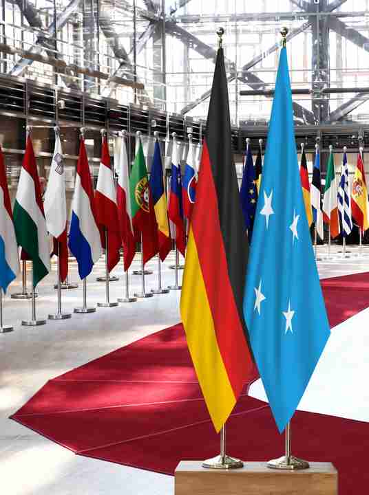 Germany Micronesia Flags