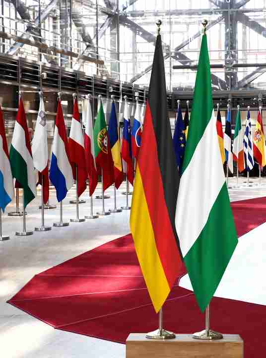 Germany Nigeria Flags