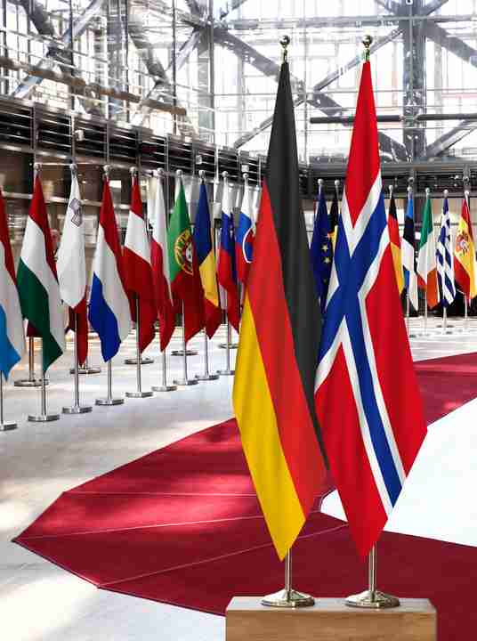 Germany Norway Flags