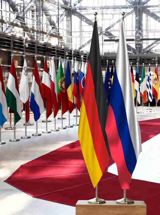 Germany Russia Flags