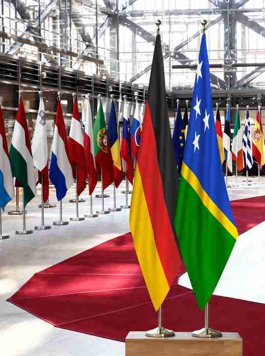 Germany Solomon Islands Flags