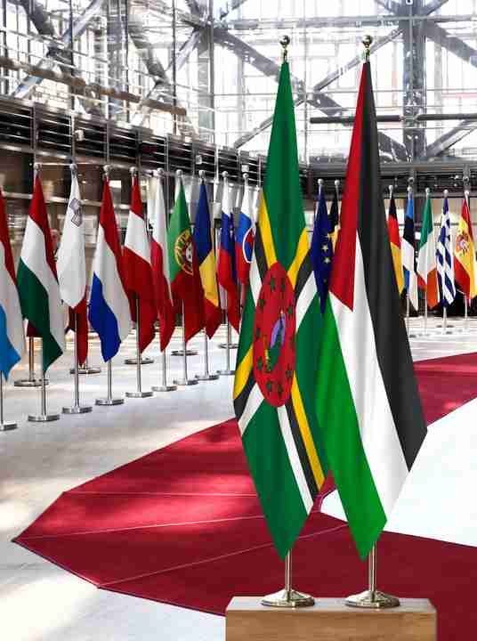 Dominica Jordan Flags
