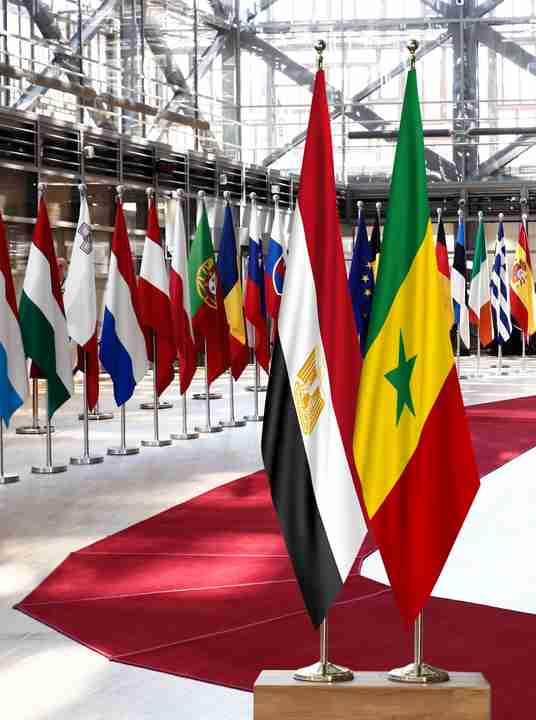 Egypt Senegal Flags