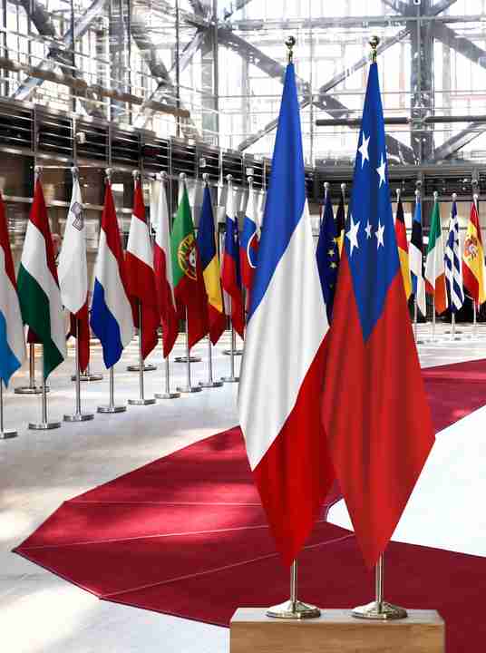 France Samoa Flags