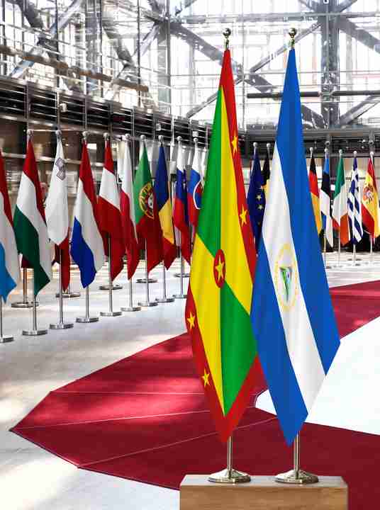 Grenada Nicaragua Flags