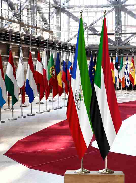 Equatorial Guinea Sudan Flags