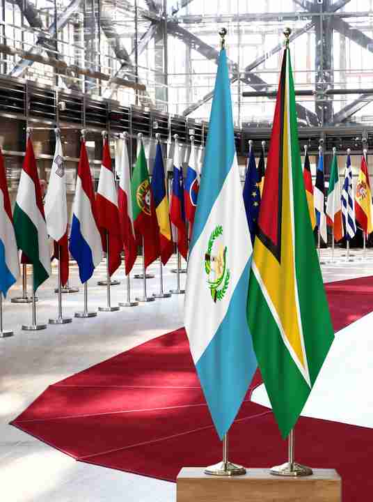 Guatemala Guyana Flags
