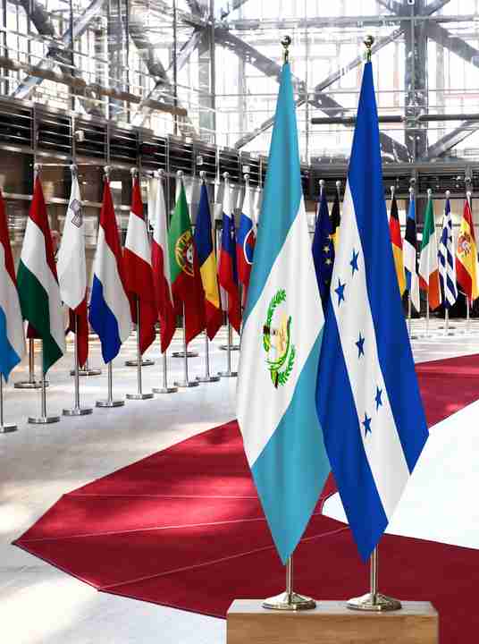 Guatemala Honduras Flags