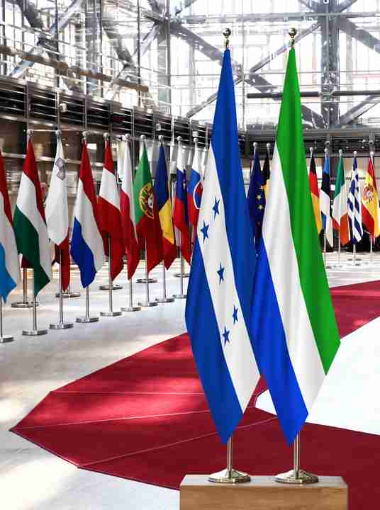 Honduras Sierra Leone Flags