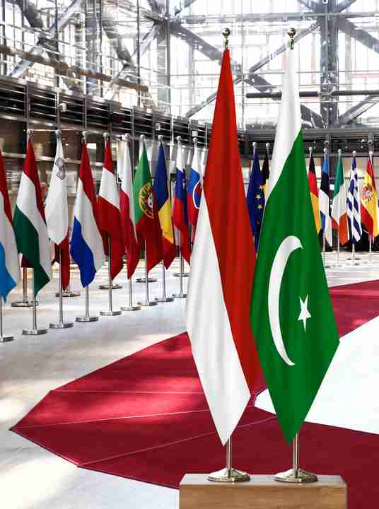 Indonesia Pakistan Flags