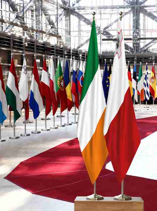 Ireland Malta Flags