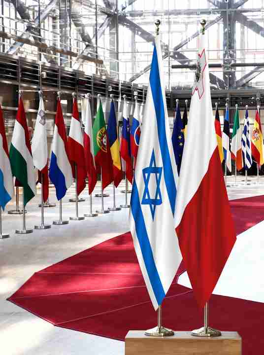 Israel Malta Flags