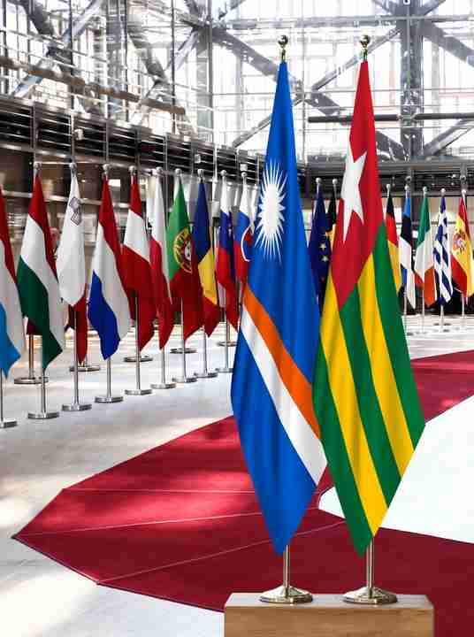 Marshall Islands Togo Flags