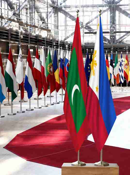 Maldives Philippines Flags