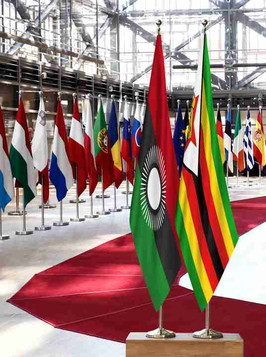 Malawi Zimbabwe Flags