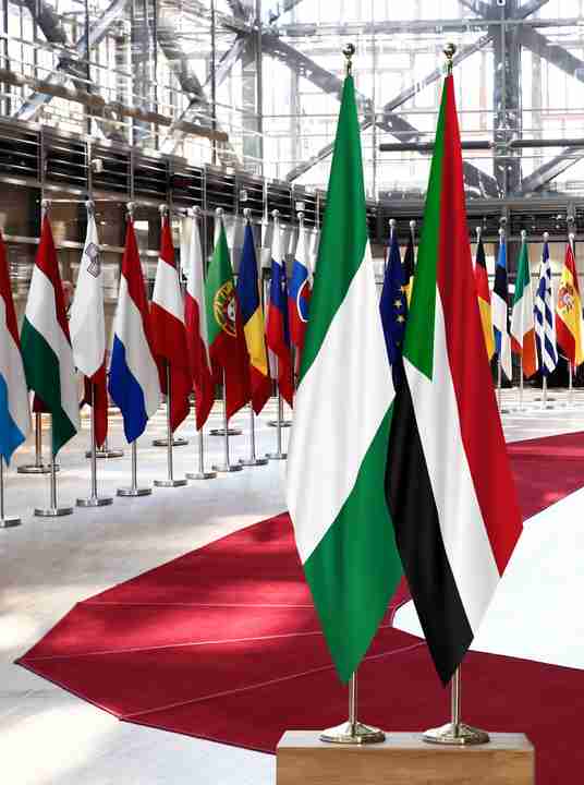 Nigeria Sudan Flags