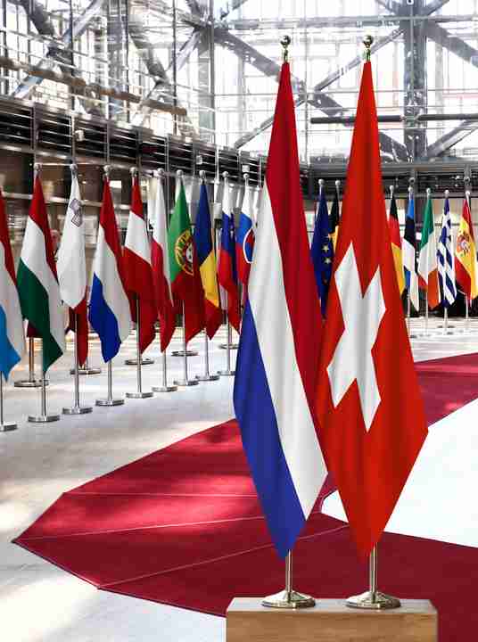 Netherlands Switzerland Flags