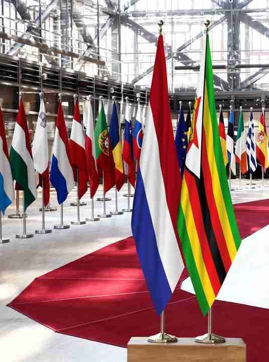 Netherlands Zimbabwe Flags