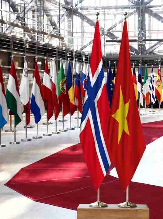 Norway Viet Nam Flags