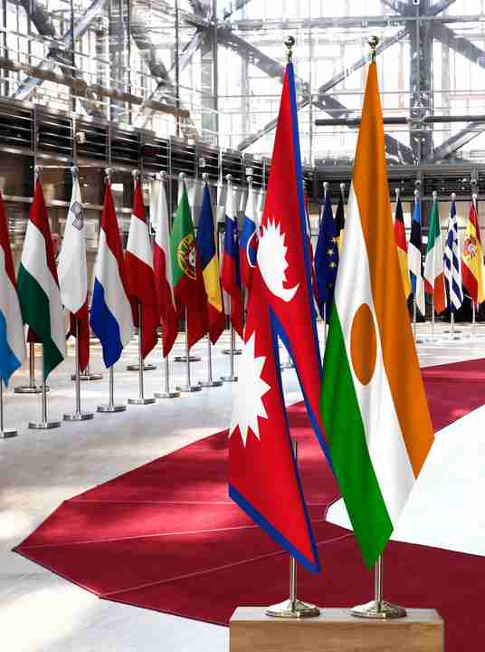 Nepal Niger Flags