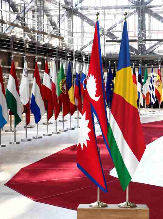 Nepal Seychelles Flags