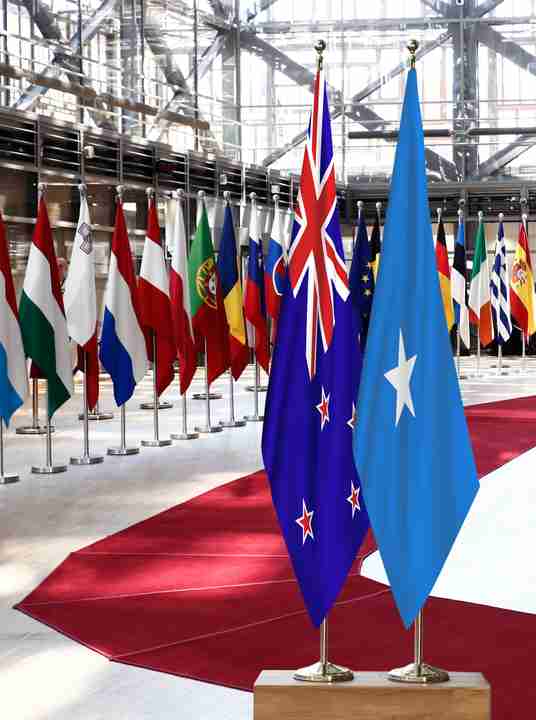 New Zealand Somalia Flags