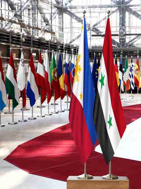 Philippines Syria Flags