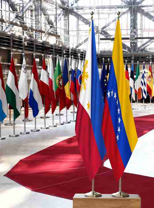 Philippines Venezuela Flags