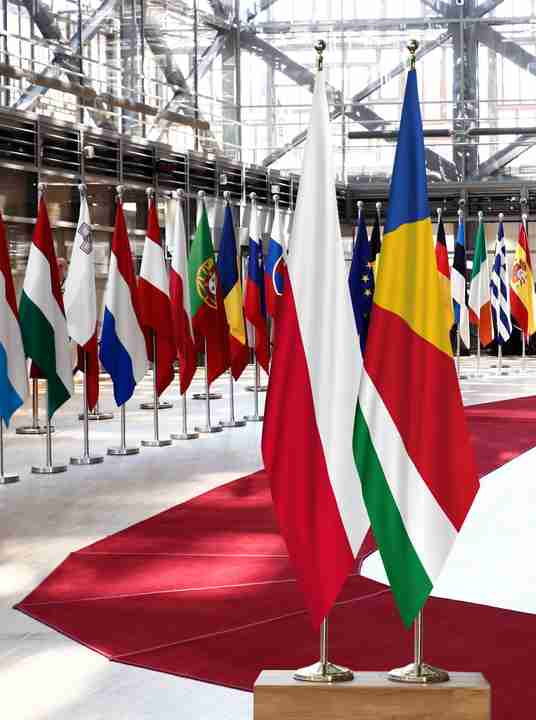 Poland Seychelles Flags