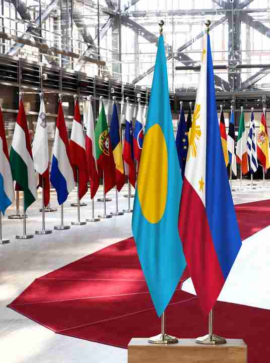 Palau Philippines Flags