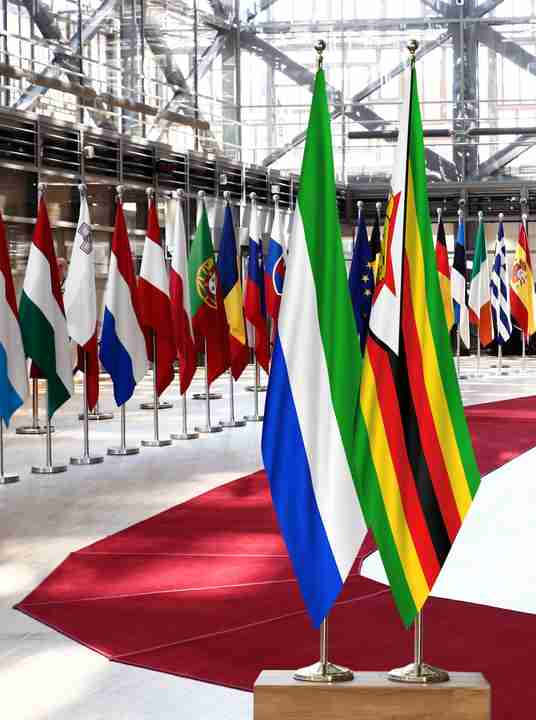 Sierra Leone Zimbabwe Flags