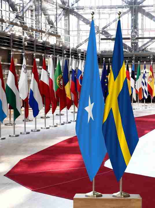 Somalia Sweden Flags