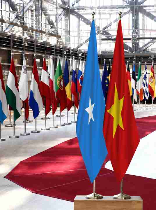 Somalia Viet Nam Flags