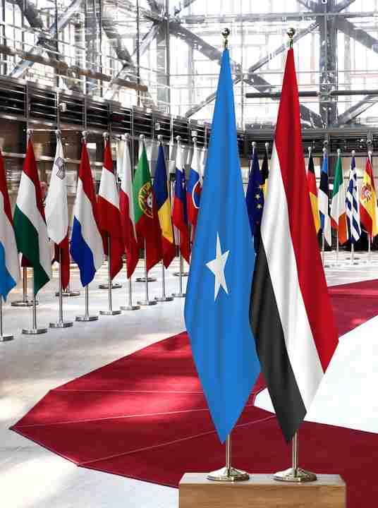 Somalia Yemen Flags