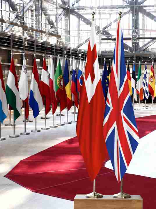 Tonga United Kingdom Flags