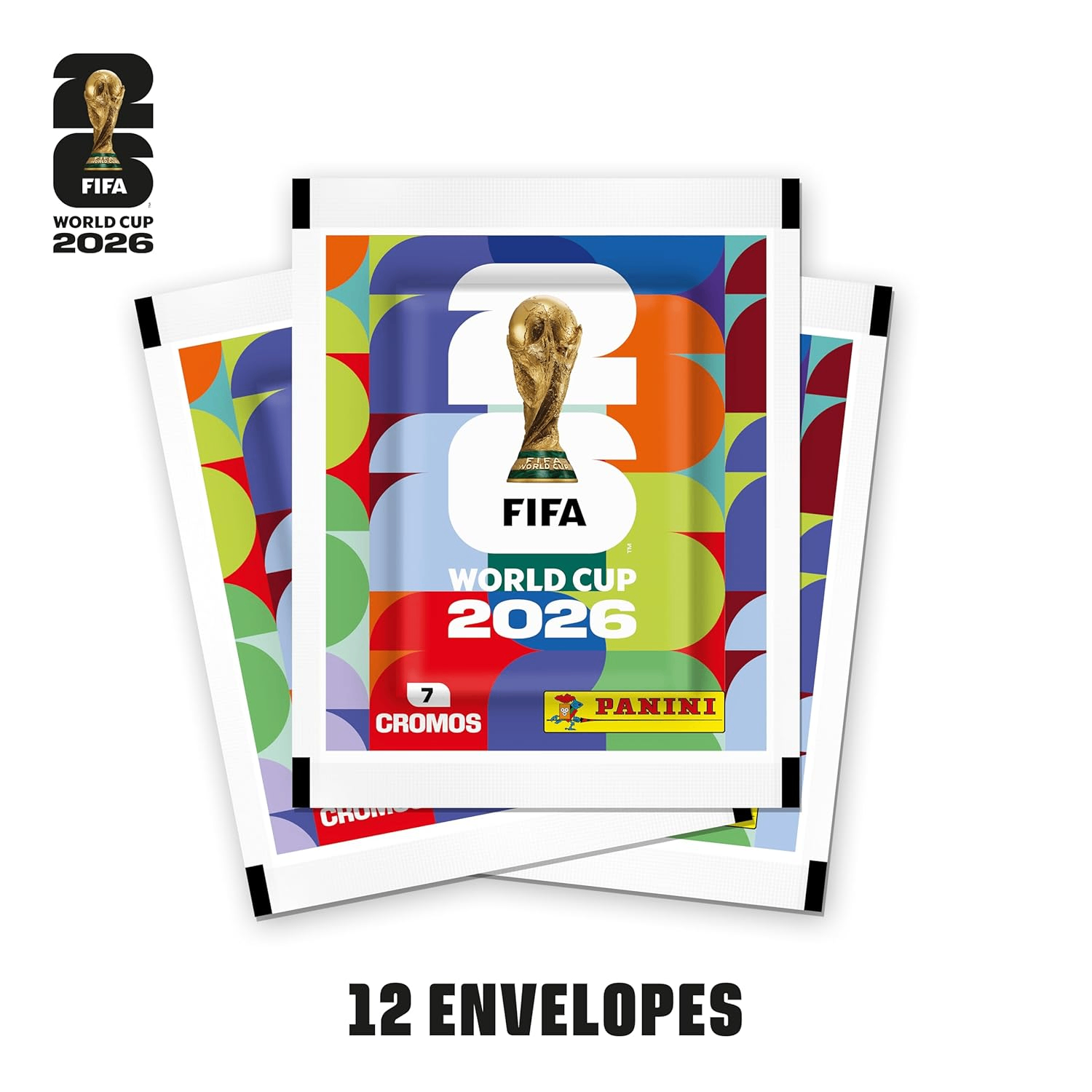 Kit 12 Pacotes de Figurinhas Copa do Mundo da FIFA 2026