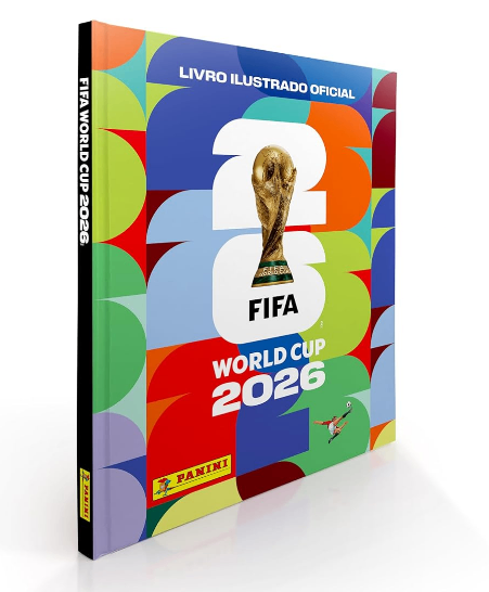 Álbum de Figurinhas Copa do Mundo 2026 - Capa Dura