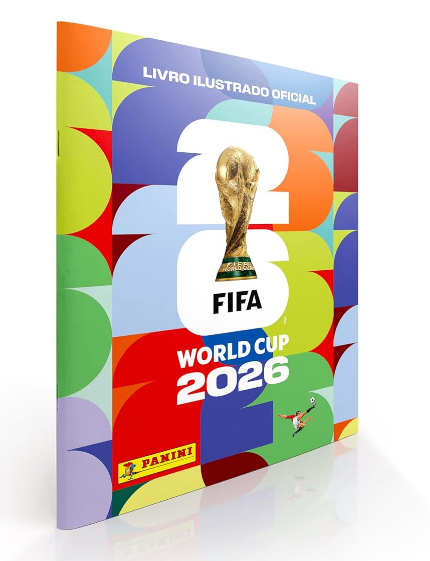 Álbum de Figurinhas Copa do Mundo 2026 - Capa Brochura