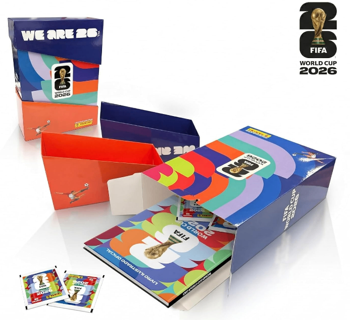 Box Mundial - Álbum Capa Dura + 50 Envelopes de Figurinhas