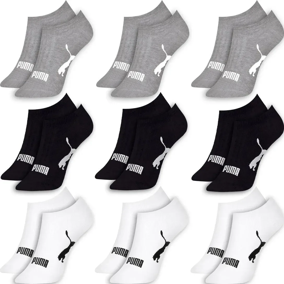 Kit 9 Pares de Meias Puma Sapatilha Invisível