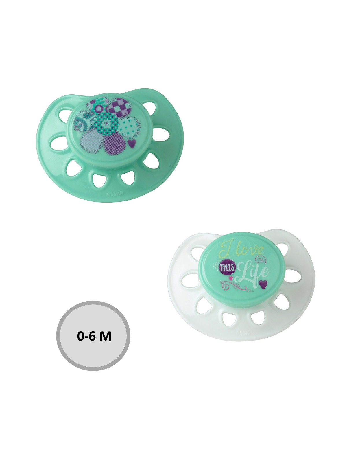 Succhietti in silicone 0-6 mesi 2pz - That's Love