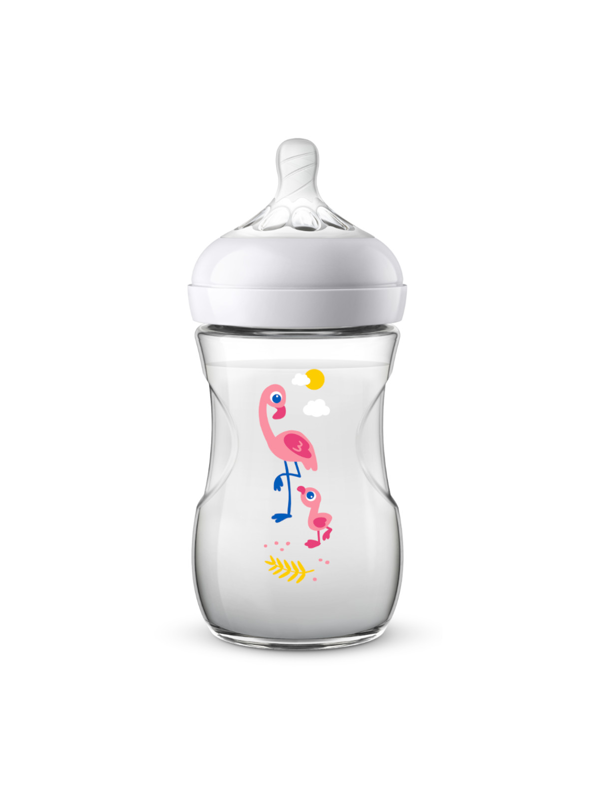 Philips avent biberon natural anti-colica 260ml fenicotteri - PHILIPS AVENT
