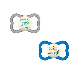 Succhietti Air Night in silicone 16+ mesi 2 pz  Bimbo - MAM