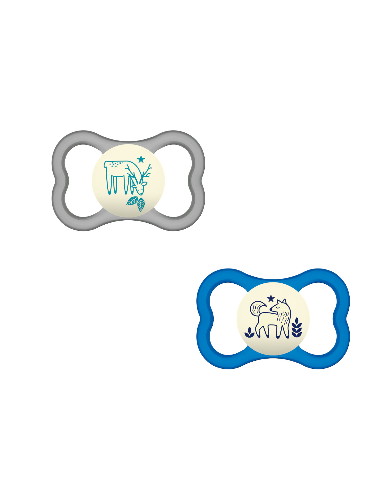 Succhietti air night in silicone 16+ mesi 2 pz bimbo - MAM