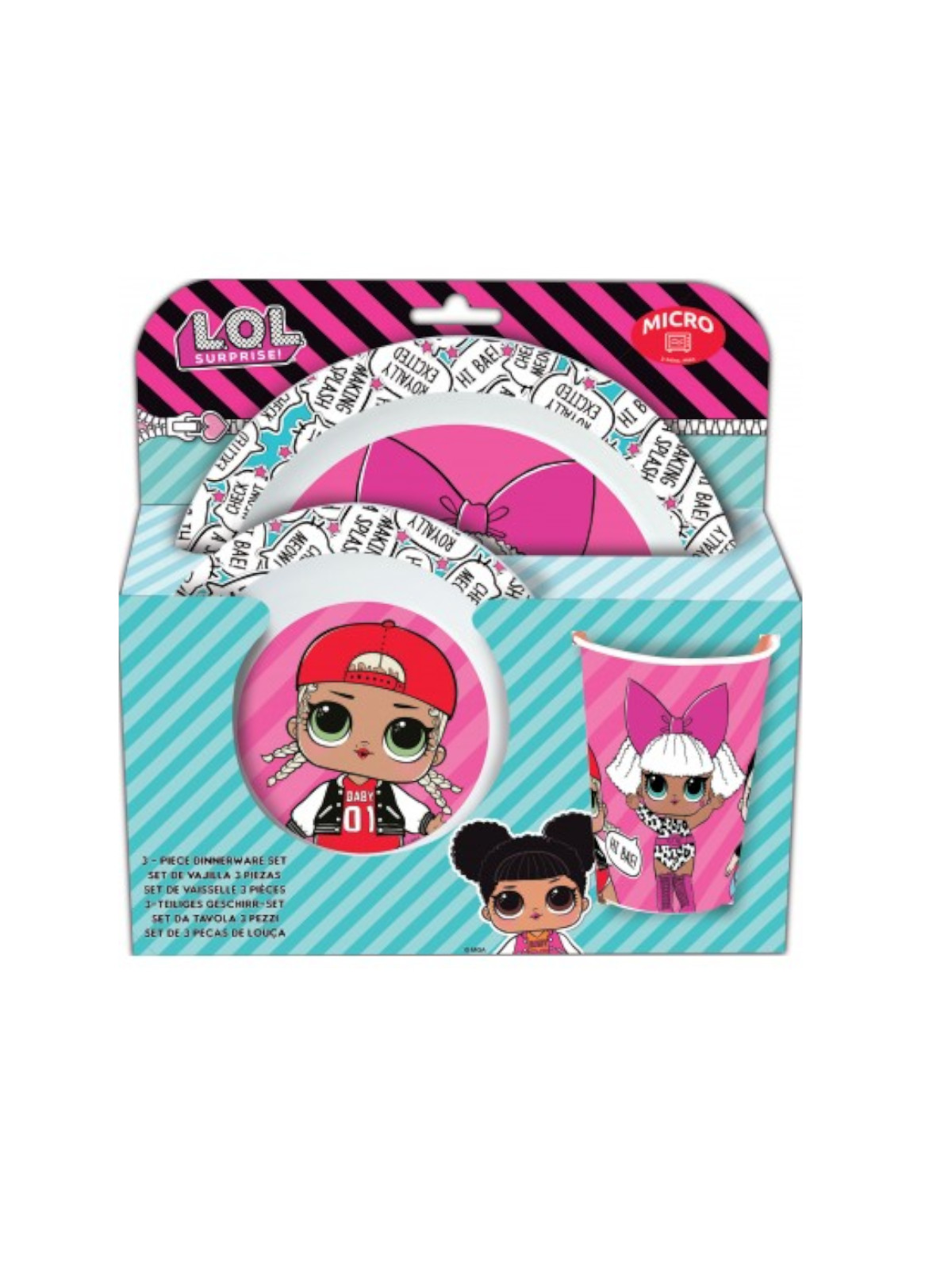 Lol surprise set 3 pezzi microwave - LOL SURPRISE