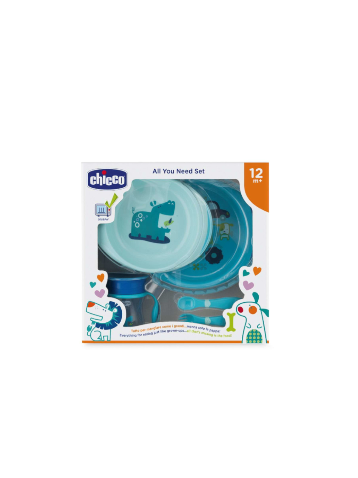Set pappa 12m+ azzurro - Chicco