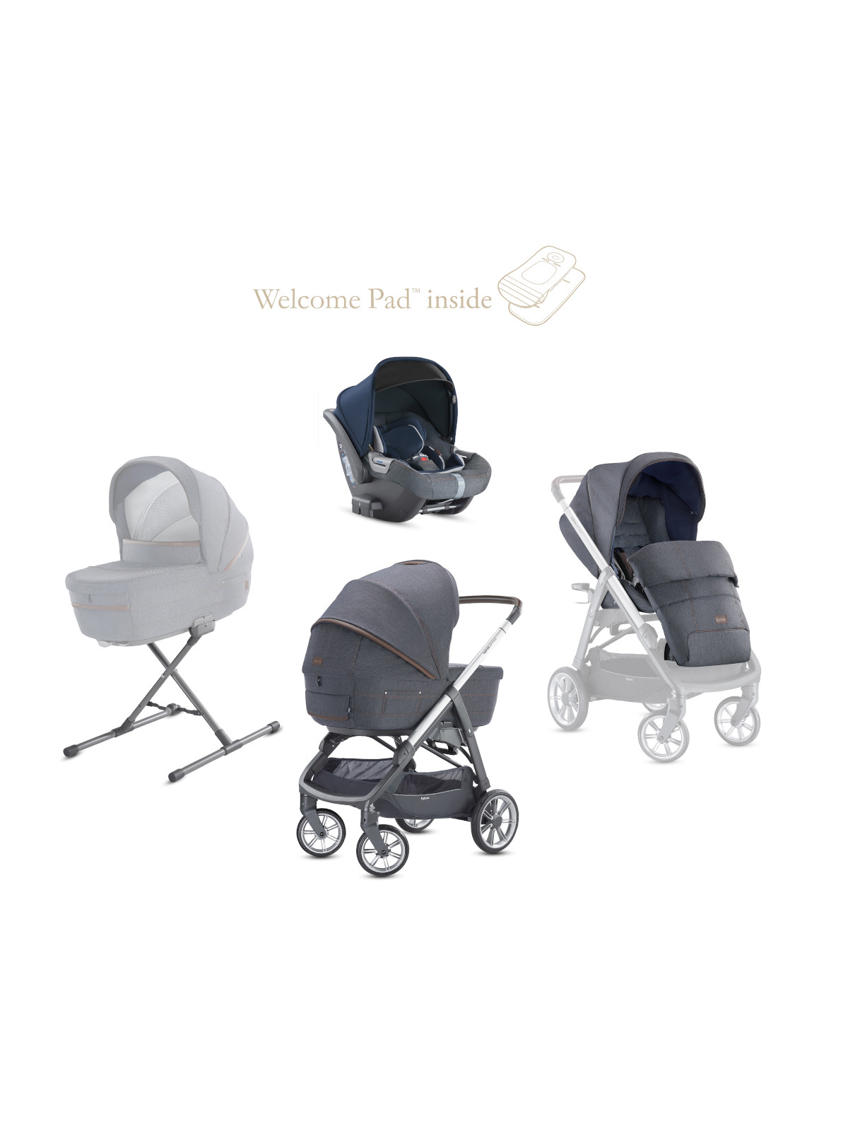 Aptica system quattro tailor denim - INGLESINA