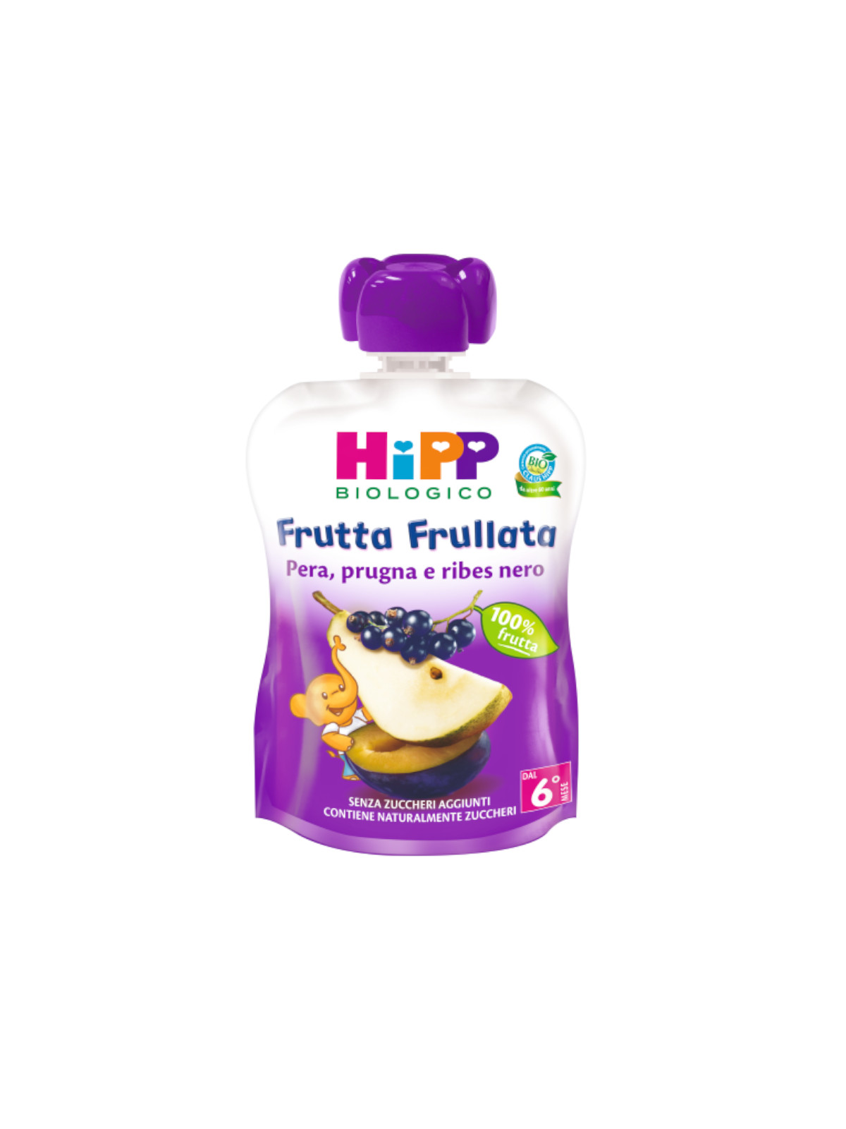 Frutta frullata pera prugna ribes 90g - Hipp