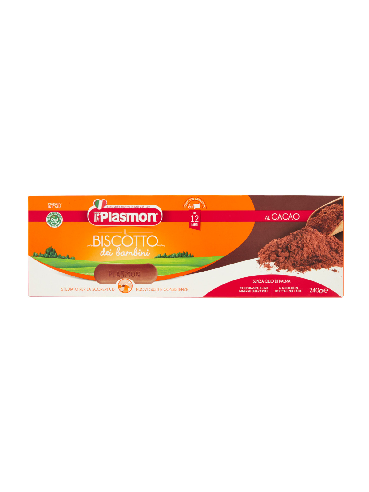 Plasmon - biscotto plasmon cacao 240gr - - Plasmon