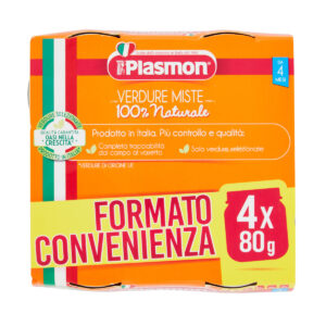 Plasmon - Omogeneizzato Verdure miste - 4x80g - Plasmon